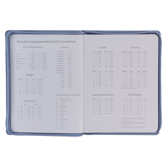 2023 Joy Large Zippered Blue Faux Leather 18-Month Planner for Women - Nehemiah 8:10 2023 Joy Large Zippered Blue Faux Leather 18-Month Planner for Women - Nehemiah 8:10