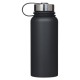 God So Loved The World Black Stainless Steel Water Bottle - John 3:16