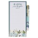 Be Joyful in Hope Magnetic Notepad and Pen Gift Set - Romans 12:12