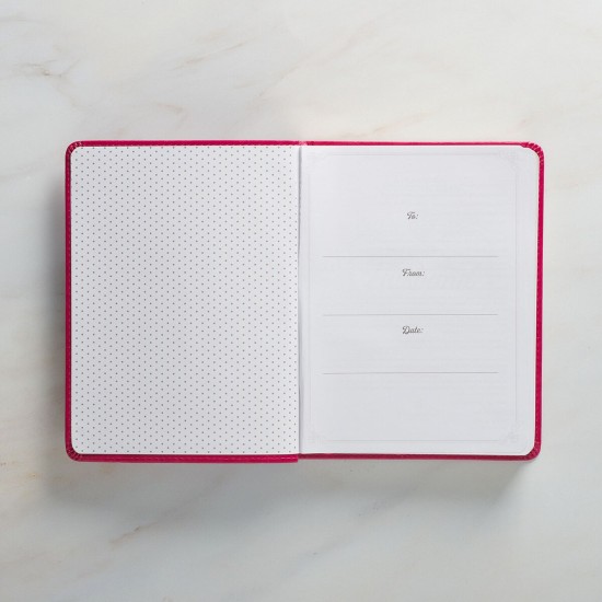 199 Prayers for My Husband Raspberry-Red Faux Leather Prayer and Journaling Guide