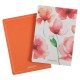 Never Give Up Coral Poppies Notebook Set