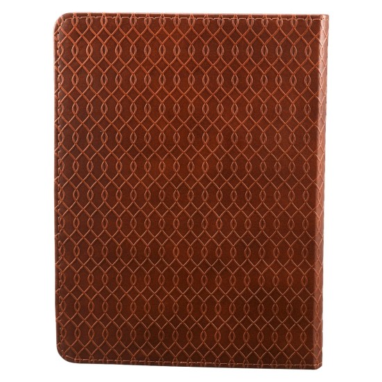 I Know The Plans Tawny Brown Faux Leather Handy-sized Journal - Jeremiah 29:11