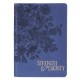 Strength & Dignity Zippered Faux Leather Journal in Navy