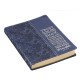 Trust in the Lord Navy Faux Leather Classic Journal - Proverbs 3:5-5