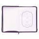 Everything Beautiful Purple Faux Leather Classic Journal with Zipped Closure - Ecclesiastes 3:11