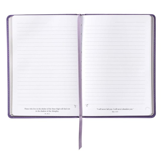 I Know the Plans Purple Faux Leather Classic Journal - Jeremiah 29:11