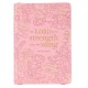 My Strength and My Song Pink Faux Leather Classic Journal with Zippered Closure - Psalm 118:14