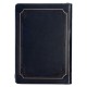 Be Strong and Courageous Midnight Blue Classic Journal with Zippered Closure - Joshua 1:9