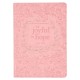 Joyful in Hope Pink Faux Leather Classic Journal