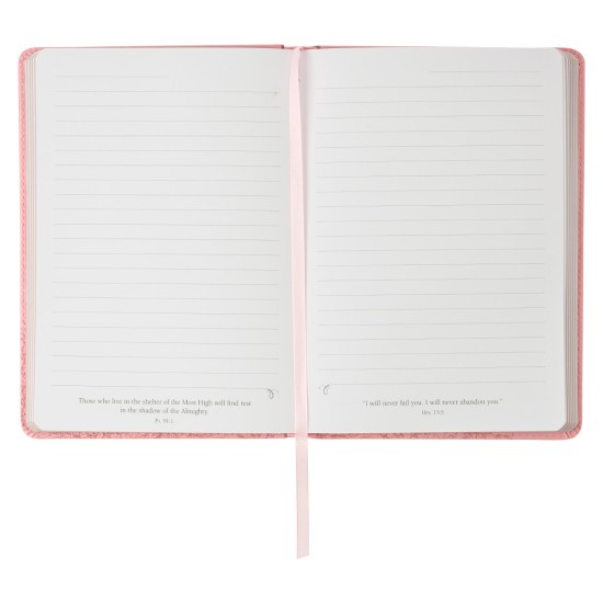 Joyful in Hope Pink Faux Leather Classic Journal