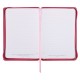 The LORD Delights in You Berry Pink Faux Leather Classic Journal with Zipper Closure - Isaiah 62:4