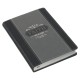 Walk by Faith Black and Gray Faux Leather Classic Journal - 2 Corinthians 5:7