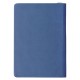 Love Blue Floral Tile Faux Leather Journal with Zipper Closure - John 3:16