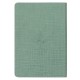 Faith Teal Floral Faux Leather Classic Journal - 2 Corinthians 5:7