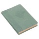 Faith Teal Floral Faux Leather Classic Journal - 2 Corinthians 5:7