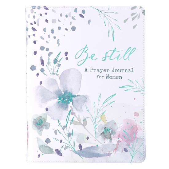 Be Still Faux Leather Prayer Journal for Women