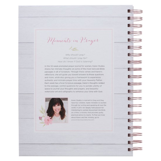 Moments in Prayer Wirebound Prompted Prayer Journal