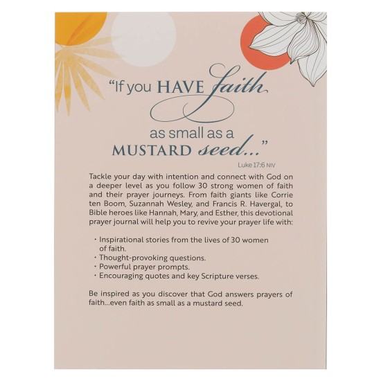 Women of Faith: Faith Like a Mustard Seed Devotional Prayer Journal