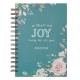 That My Joy May Be In You Large Wirebound Journal in Teal - John 15:11