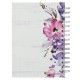 Trust in the Lord Purple Floral Garland Large Wirebound Journal - Proverbs 3:5