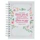 Bless You and Keep You White and Pink Floral Wirebound Journal - Numbers 6:24-25