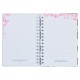 Bless You and Keep You White and Pink Floral Wirebound Journal - Numbers 6:24-25