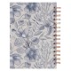 Trust in the Lord Blue Botanical Spiral Journal - Proverbs 3:5