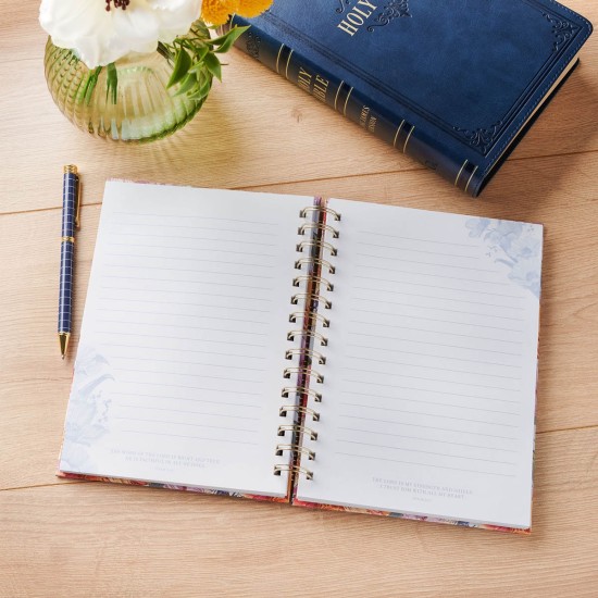 I Know the Plans Bright Floral Spiral Journal Jeremiah 29:11