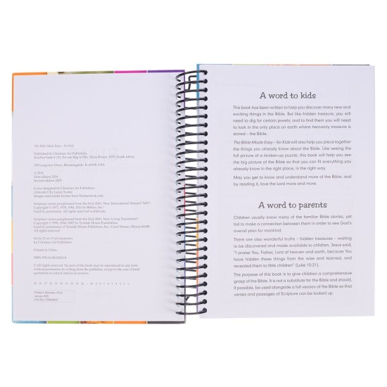 The Bible Made Easy—for Kids Wirebound Edition by Dave Strehler