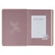 Blush Pink Floral Faux Leather Compact King James Version Bible
