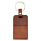  I Know the Plans Tawny Brown Faux Leather Key Ring - Jeremiah 29:11