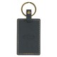 Trust in the Lord Charcoal Gray Faux Leather Keychain - Proverbs 3:5