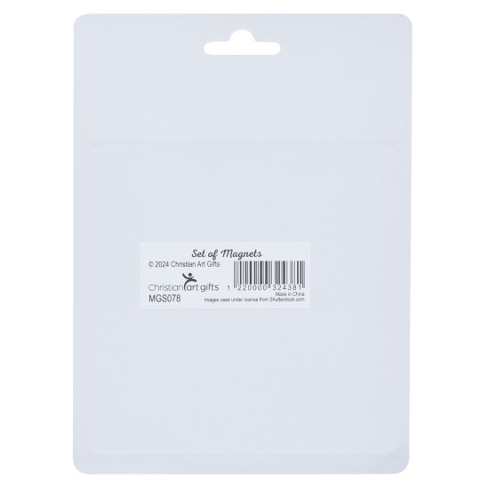 Strength and Dignity Indigo Rose Magnet Set