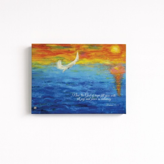 Romans 15:13 Canvas Print (Large)