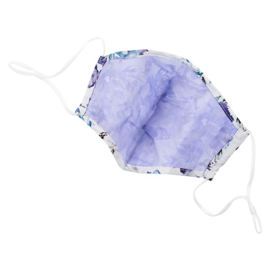 It Is Well Purple Posie Reusable Cotton Face Mask