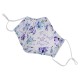 It Is Well Purple Posie Reusable Cotton Face Mask