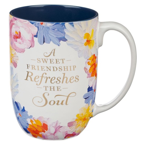 Sweet Friendship Watercolor Garden Ceramic Mug Sweet Friendship Watercolor Garden Ceramic Mug