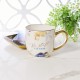 Be Still Watercolored Ocean Ceramic Mug - Psalm 46:10