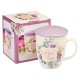 Be Joyful in Hope Lilac Lidded Ceramic Coffee Mug - Romans 12:12