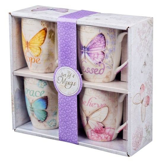 Butterfly Blessings Mug Set