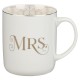 Mr. & Mrs. White Ceramic Coffee Mug Set - Ecclesiastes 4:9