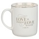 Mr. & Mrs. White Ceramic Coffee Mug Set - Ecclesiastes 4:9