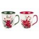 Adore Him Poinsettia Ceramic Coffee Mug Set - Isaiah 9:6  (Christmas Special)