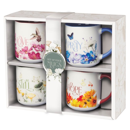 Anchored in Christ Ceramic Mug Set