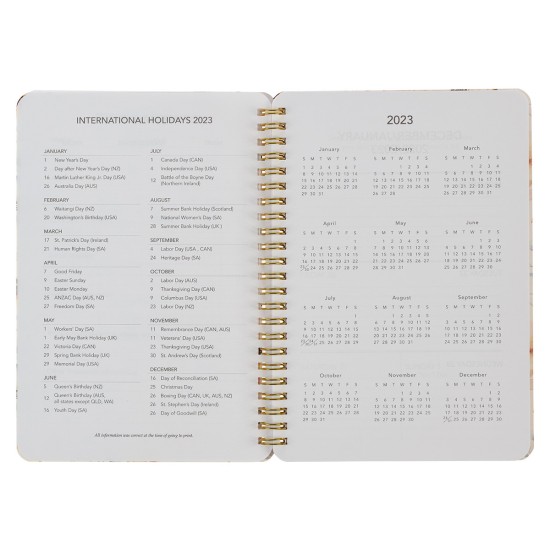 2023 Be Still & Know Wirebound Weekly Planner - Psalm 46:10 2023 Be Still & Know Wirebound Weekly Planner - Psalm 46:10