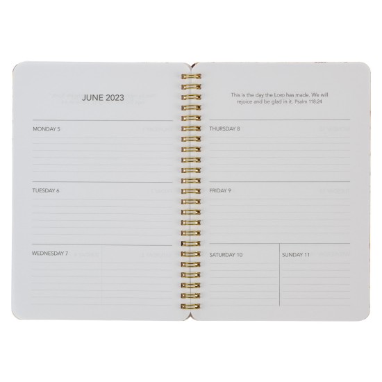 2023 Be Still & Know Wirebound Weekly Planner - Psalm 46:10 2023 Be Still & Know Wirebound Weekly Planner - Psalm 46:10