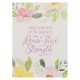Renew Their Strength Yellow Floral Medium Notebook - Isaiah 40:31