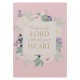 Trust in the Lord Pink Floral Medium Notebook - Proverbs 3:5