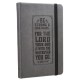 Be Strong Hardcover Faux Leather Notebook with Elastic Closure - Joshua 1:9