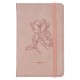 Trust Mottled Blush Faux Leather Hardcover Notebook with Elastic Band Closure - Proverbs 3:5